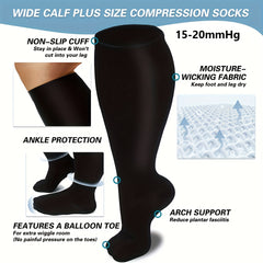 4 Copper Compression Socks 20-30 mmHg for Women & Men Circulation Support