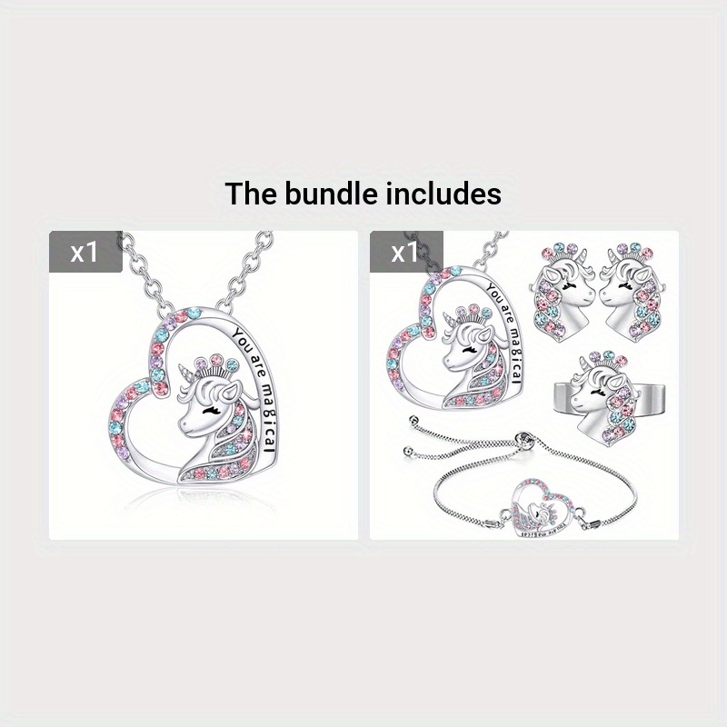 Unicorn Jewelry Set - Perfect Gift for the Special Girl