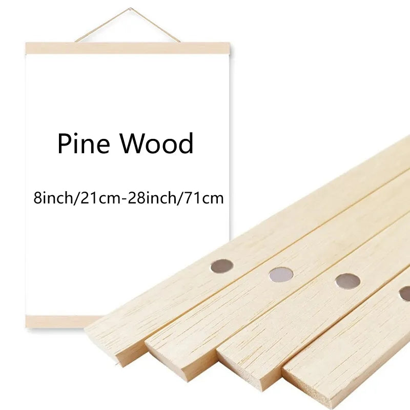 1pc Wooden Magnetic Picture Frame Home Decor