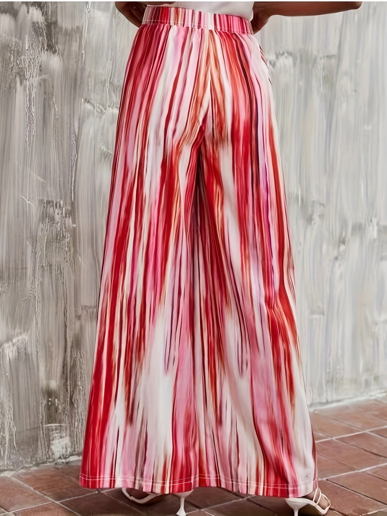  Tie Dye Wide Leg Sports Pants