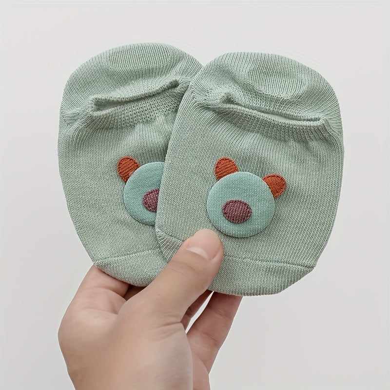 Boys Non slip Floor Socks Bear Letter Pattern Boat Socks