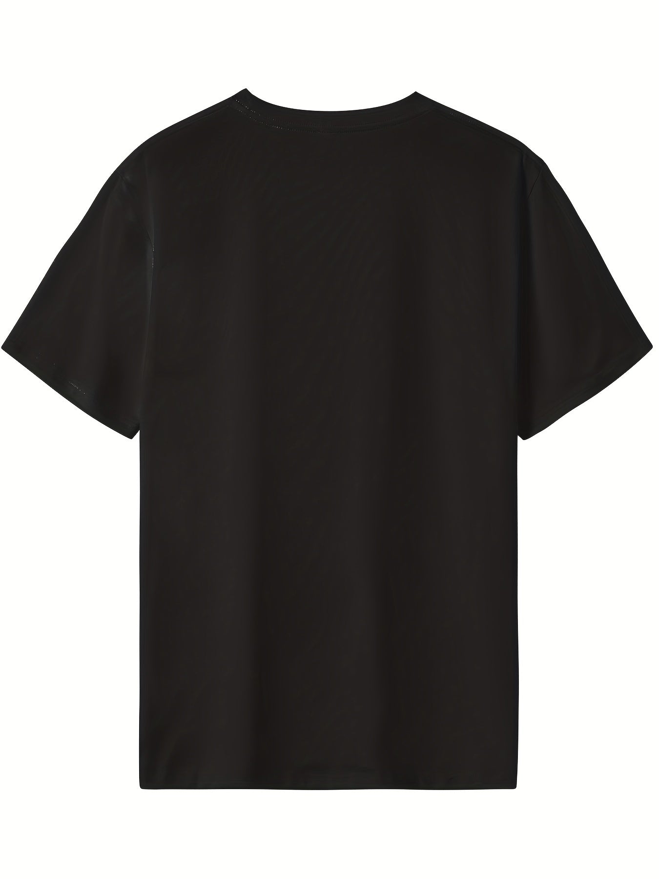 Men's Cartoon Hip Pop Print T-shirt Active Casual Crew Neck Tee