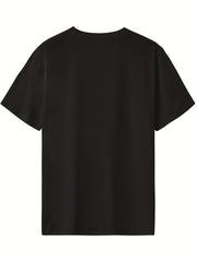 Men's Cartoon Print Crew Neck Tee