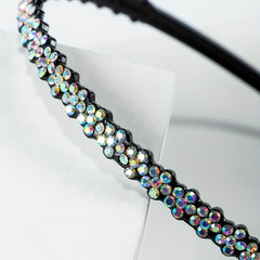 Colorful Rhinestone Hair Band Stretchy Head Hoop Nonslip Headband