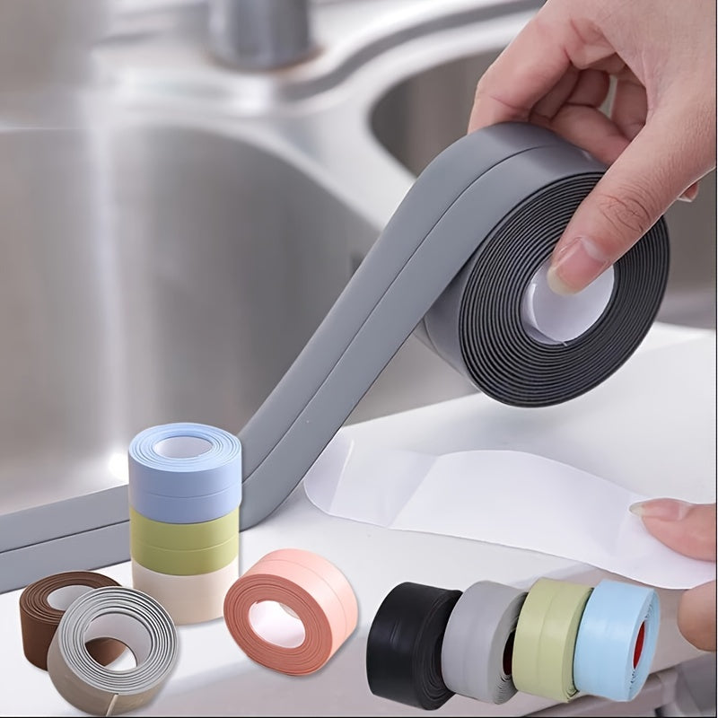 Waterproof PVC Sealing Tape Self Adhesive for Kitchen Bathroom Shower Toilet