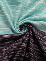  Colorblock Grommet Notched Neck Tank Top