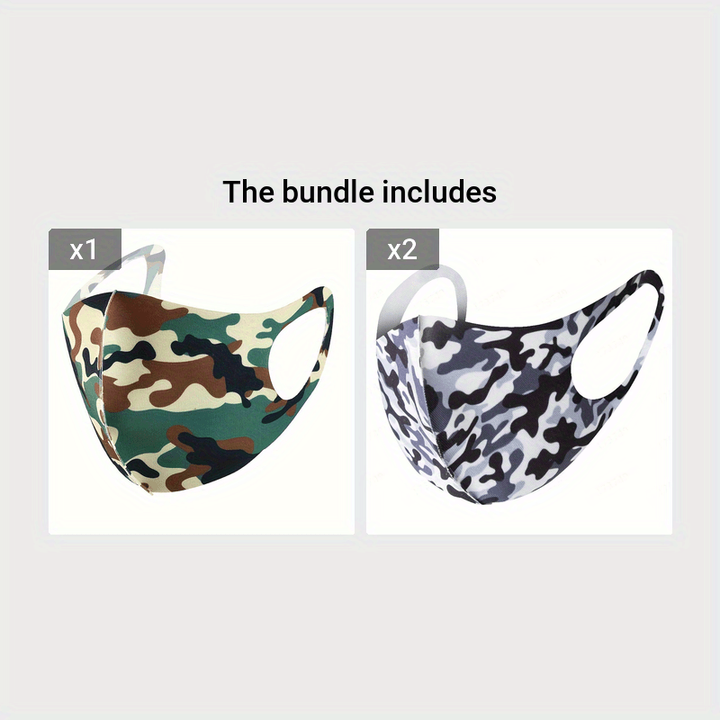 Ultra Thin Camouflage Dustproof Face Mask Anti Dust Haze Pm2.5 Protection