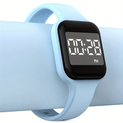 Colorful LED Digital Kids Watch with Timer Alarm Clock Stopwatch Pedometer