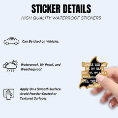 Chose You As My Last Car Sticker Fourth Wing Car Sticker