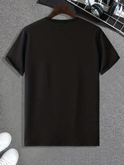 Halloween Pumpkin Pattern Print Men's Sports Tee