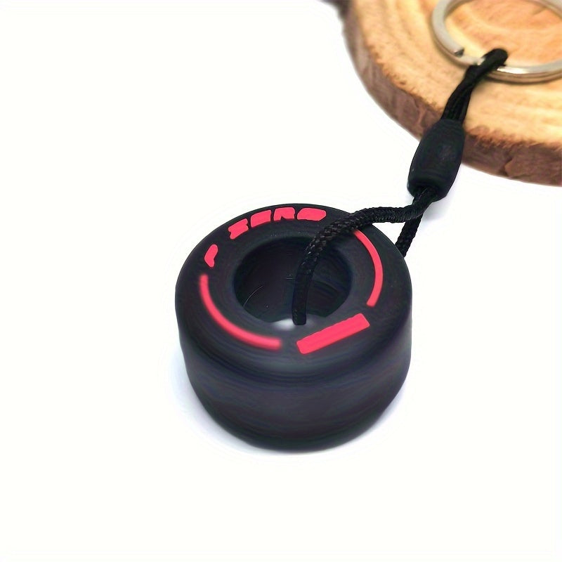 1pc PVC Soft Tire Key Chain Keyring Bag Wallet Key Pendant Gift