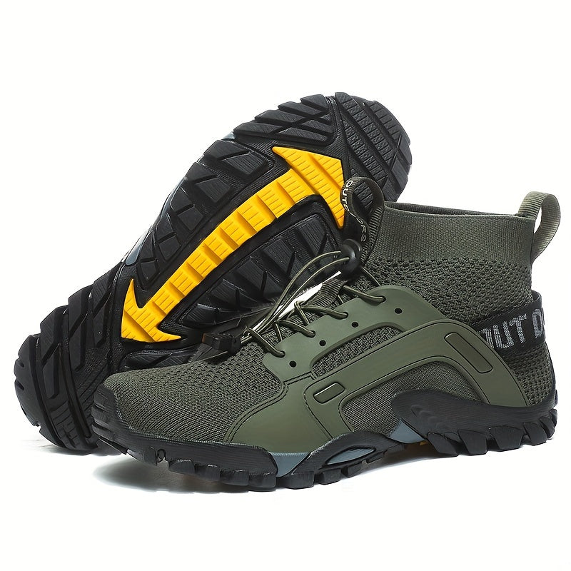 Men's Hiking Shoes Breathable Durable Anti-skid Lace Up Shoes