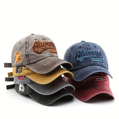 Washed Baseball Vintage Embroidery Distressed Dad Hat Unisex Sun Hat