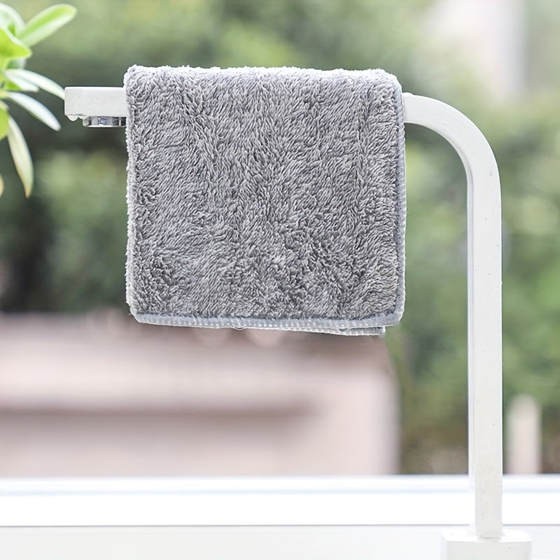10pcs Kitchen Rag Double Sided Microfiber Cleaning Rags Multipurpose Dish Cloths