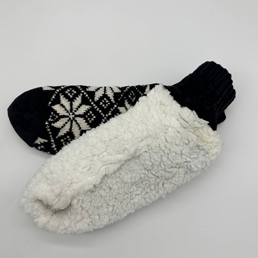 Geometric Pattern Socks Women's Mid Tube Stockings