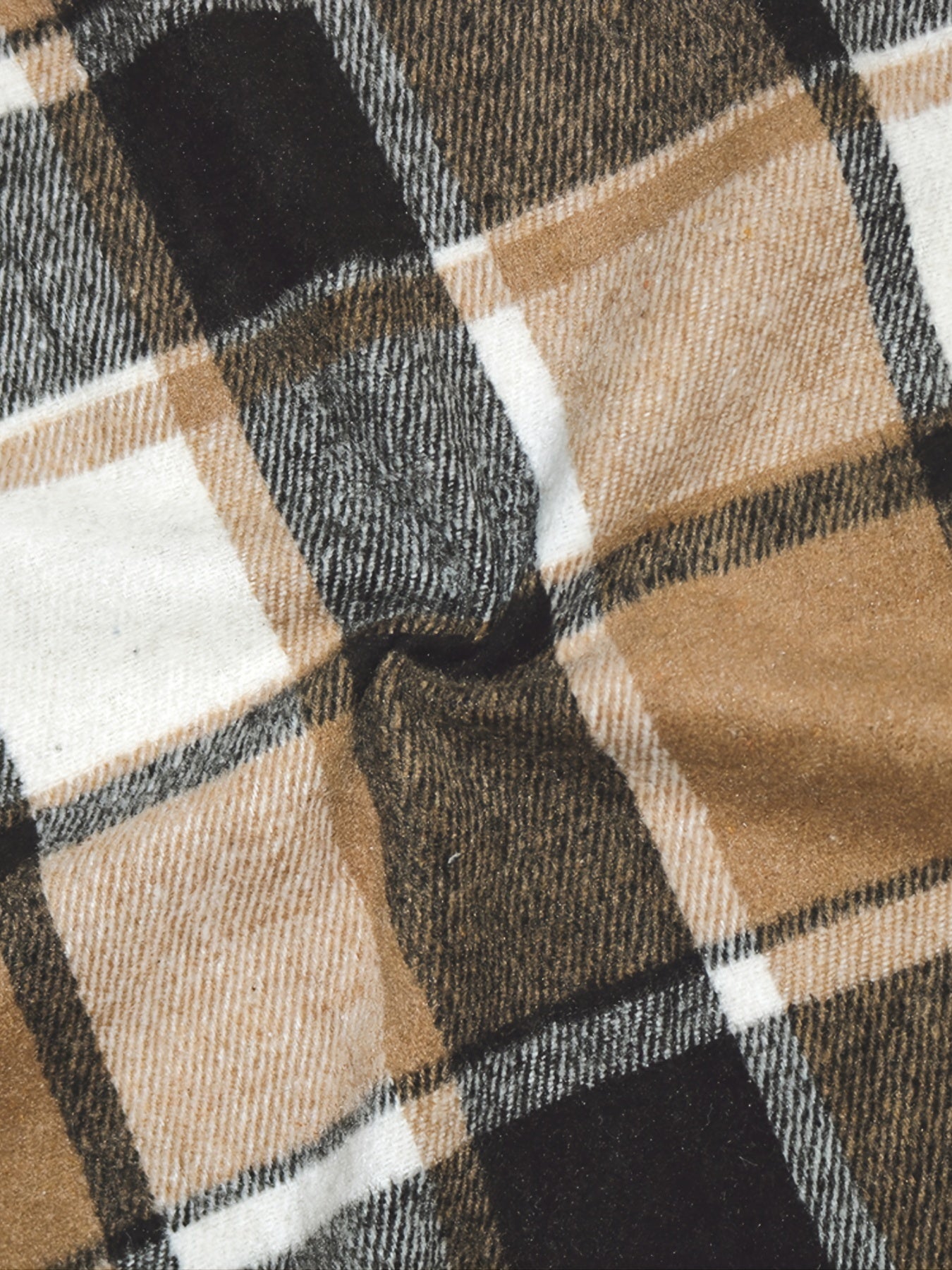Oversized Plaid Shirt Jacket Long Sleeve Button Up Casual Shacket