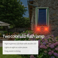 Mini Bird Repellent Ultrasonic Pigeon Deterrent LED Flashing Pest Controller