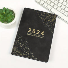 Daily Schedule Book Soft Leather Calendar Book Plan Book