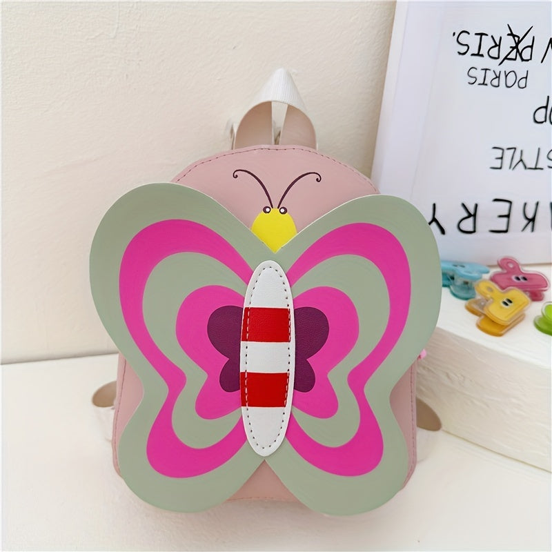Sweet Girls Butterfly Shape Backpack for Kindergarten Students