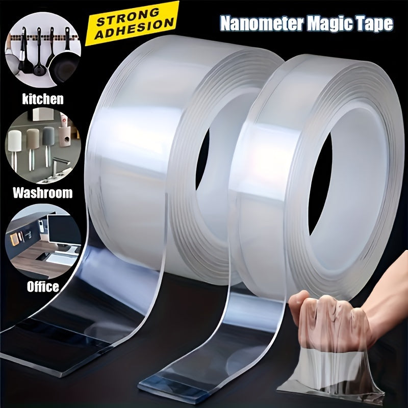 Double Sided Tape Reusable Strong Sticky Multipurpose Removable Washa