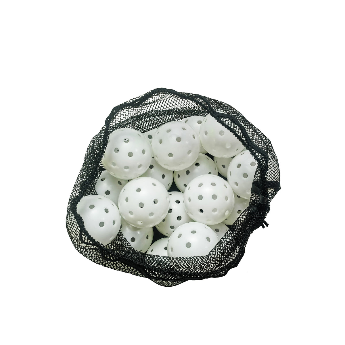 20pcs Pickleball Storage Bag - Sturdy Reusable Mesh Bag with Drawstring