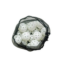 20pcs Pickleball Storage Bag - Sturdy Reusable Mesh Bag with Drawstring