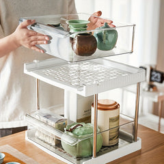 1pc Drawer Storage Rack Kitchen Storage Floor Layer Stand