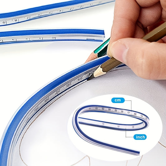 Flexible Curve Ruler Drafting Drawing Measure Tool Soft Plastic Tape Measure