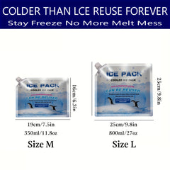 5pcs Reusable Cooler Ice Packs Gel Freezer Packs for Bags Backpacks Lunch