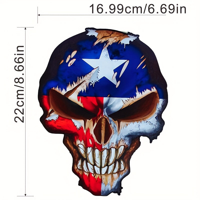 Skull Iron On Sticker Patches DIY Washable Decals Halloween Gift