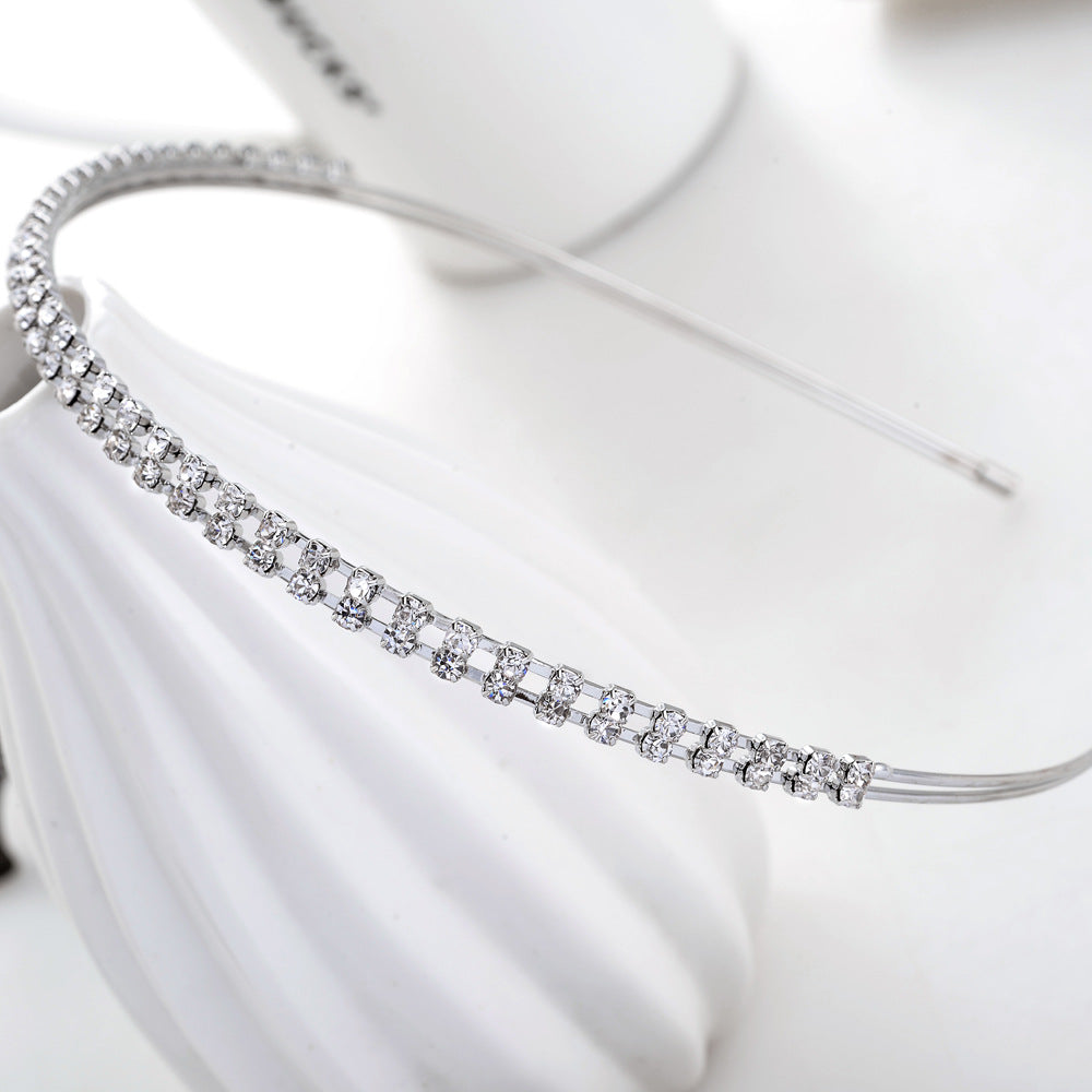 Crystal Rhinestones Headbands Wedding Party Hair Hoop Band Hairband