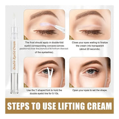 Invisible Double Eyelid Tape Y Fork + Tweezer - Eye Lift Tape