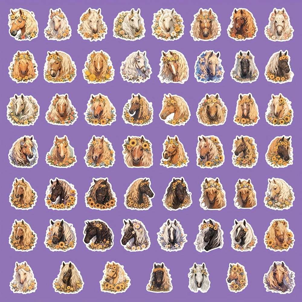 55pcs Cartoon Stickers PVC for Water Bottles Computers Guitars Bicycles