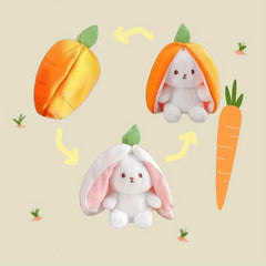 Variable Rabbit Plush Strawberry Carrot and Rabbit Doll Soft and Fluffy