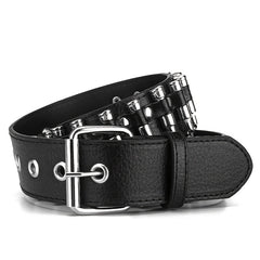 Rivet Bullet Belt Men's Punk Style Clothing Accessory