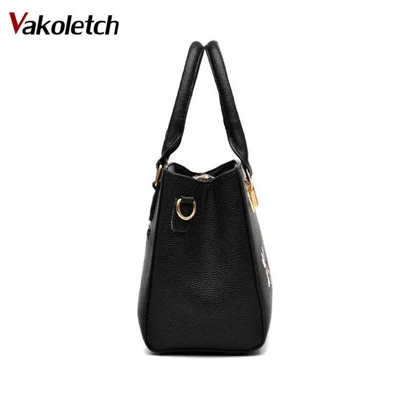 Women Shoulder Bags PU Leather Tote Messenger Crossbody Handbag