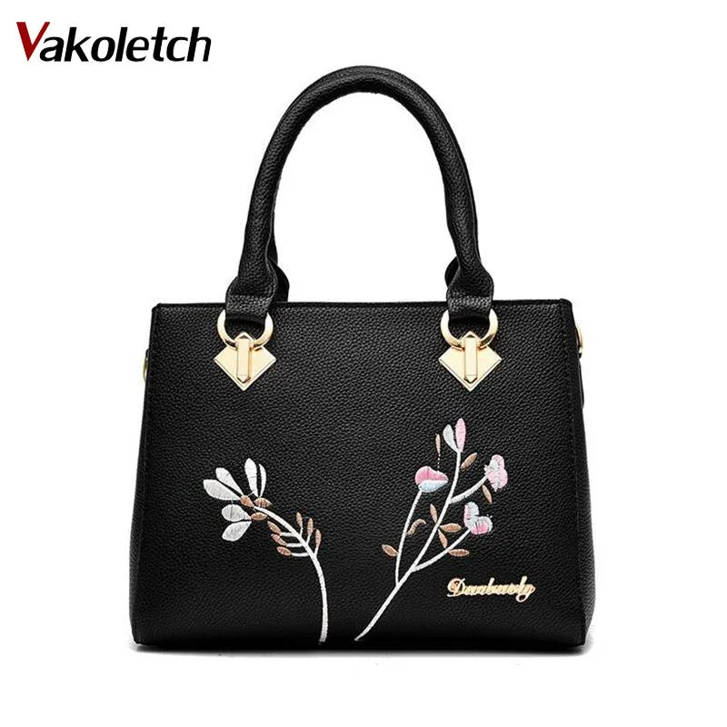 Women Shoulder Bags PU Leather Tote Messenger Crossbody Handbag