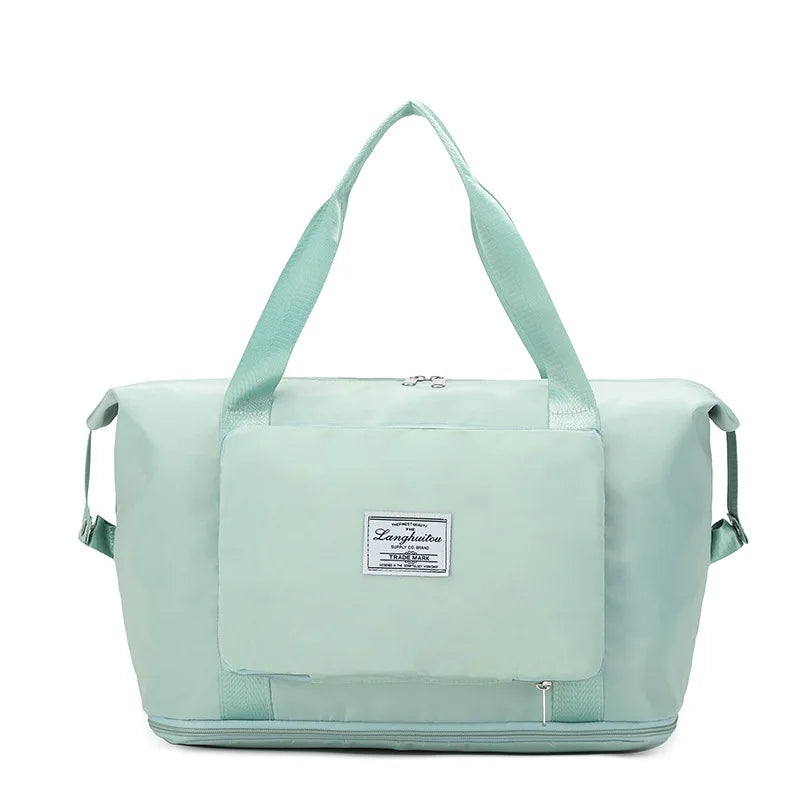 Foldable Travel Bag for Women Short Trips Yoga Swimming Fitness