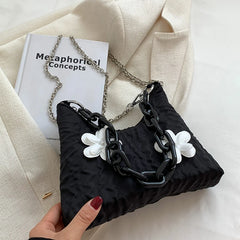 Flower Armpit Bag Chain Crossbody Shoulder Messenger Bag