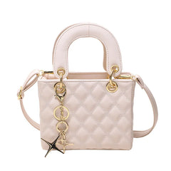 Women's Shoulder Bag Metal Star Small Lady Bag Girl's Purse Handbag