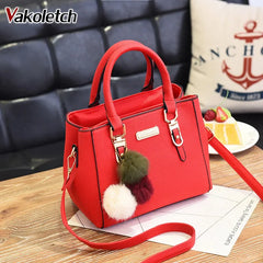 Women's Sequined Crossbody Shoulder Bag with Hairball Ornaments