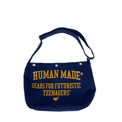 1:1 HUMAN Shoulder Messenger Vintage Canvas Casual Bags