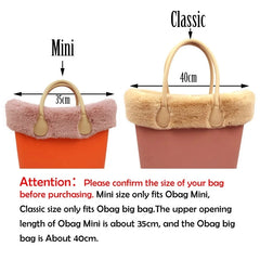 Faux Rex Rabbit Fur Plush Trim for O BAG Winter Decor