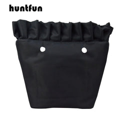 Frill Pleat Waterproof Inner Lining Zipper Pocket for Classic Mini O Bag
