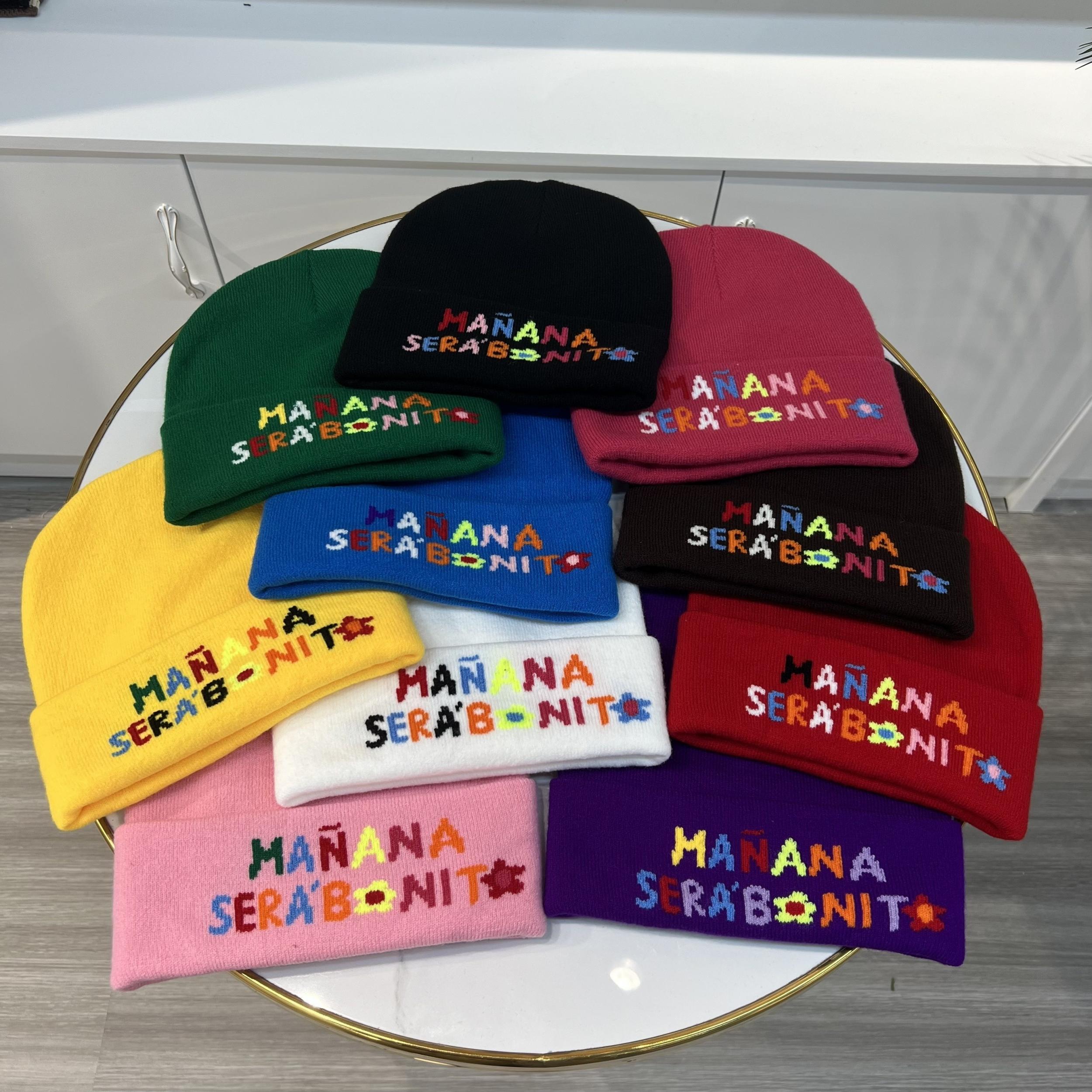 MANANA Game Peripheral Hat Autumn Winter Warm Knitted Hat Solid Woolen Hat