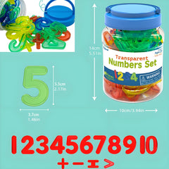 60pcs Colorful Numbers Set Educational Toy for Learning and Classroom