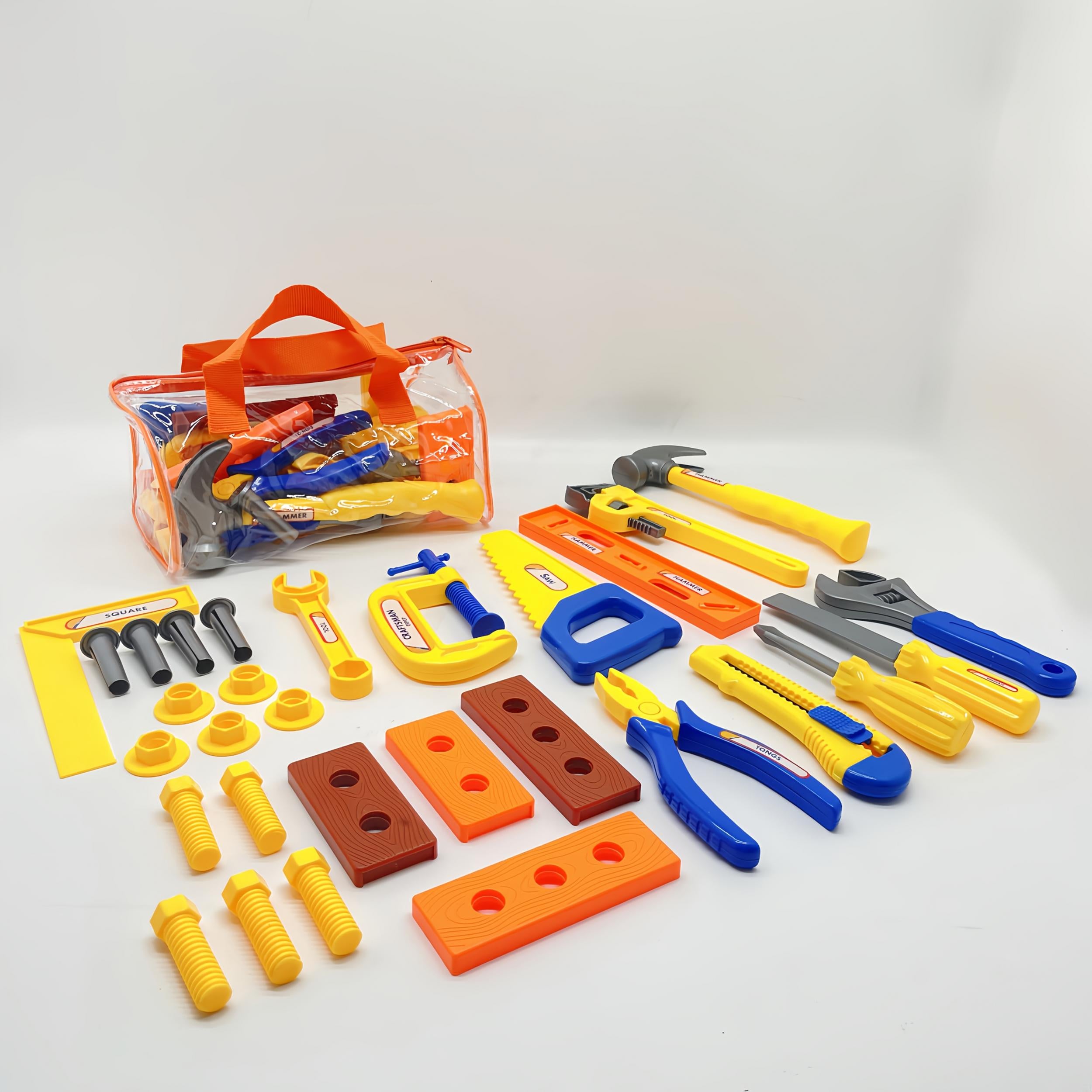 Complete Toolbox Playset with Realistic Tools for Interactive Play