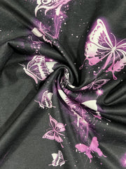 Butterfly Print Princess Dress for Girls