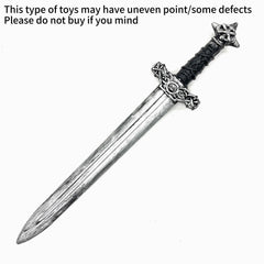 Plastic Sword with Intricate Crossguard for Cosplay Halloween Parties