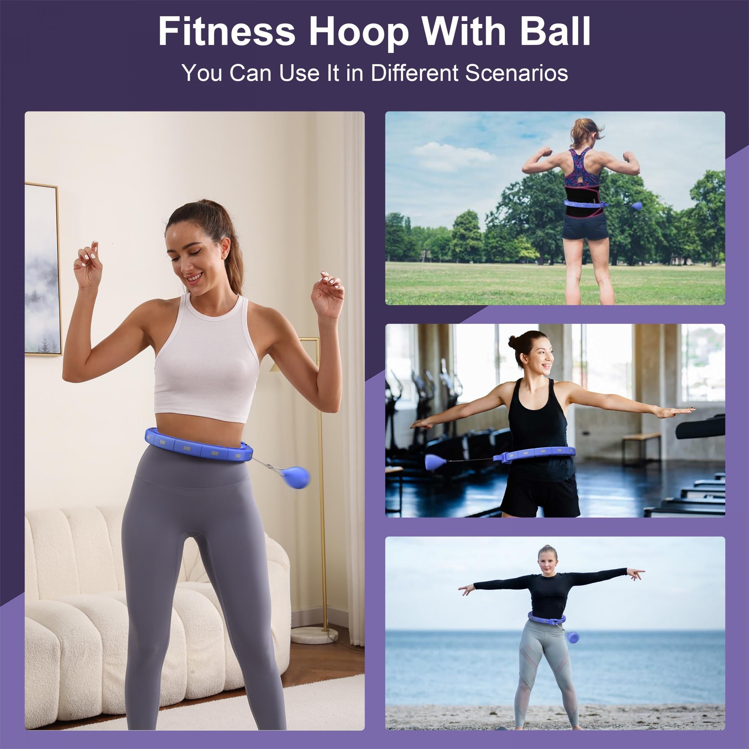 18 Knots Fitness Hoop for Body Shaping